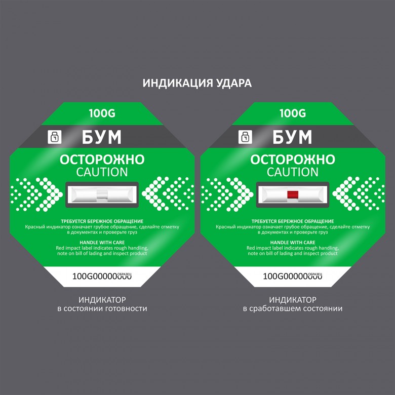 Индикатор удара Бум 100G · Индикаторы удара купить оптом